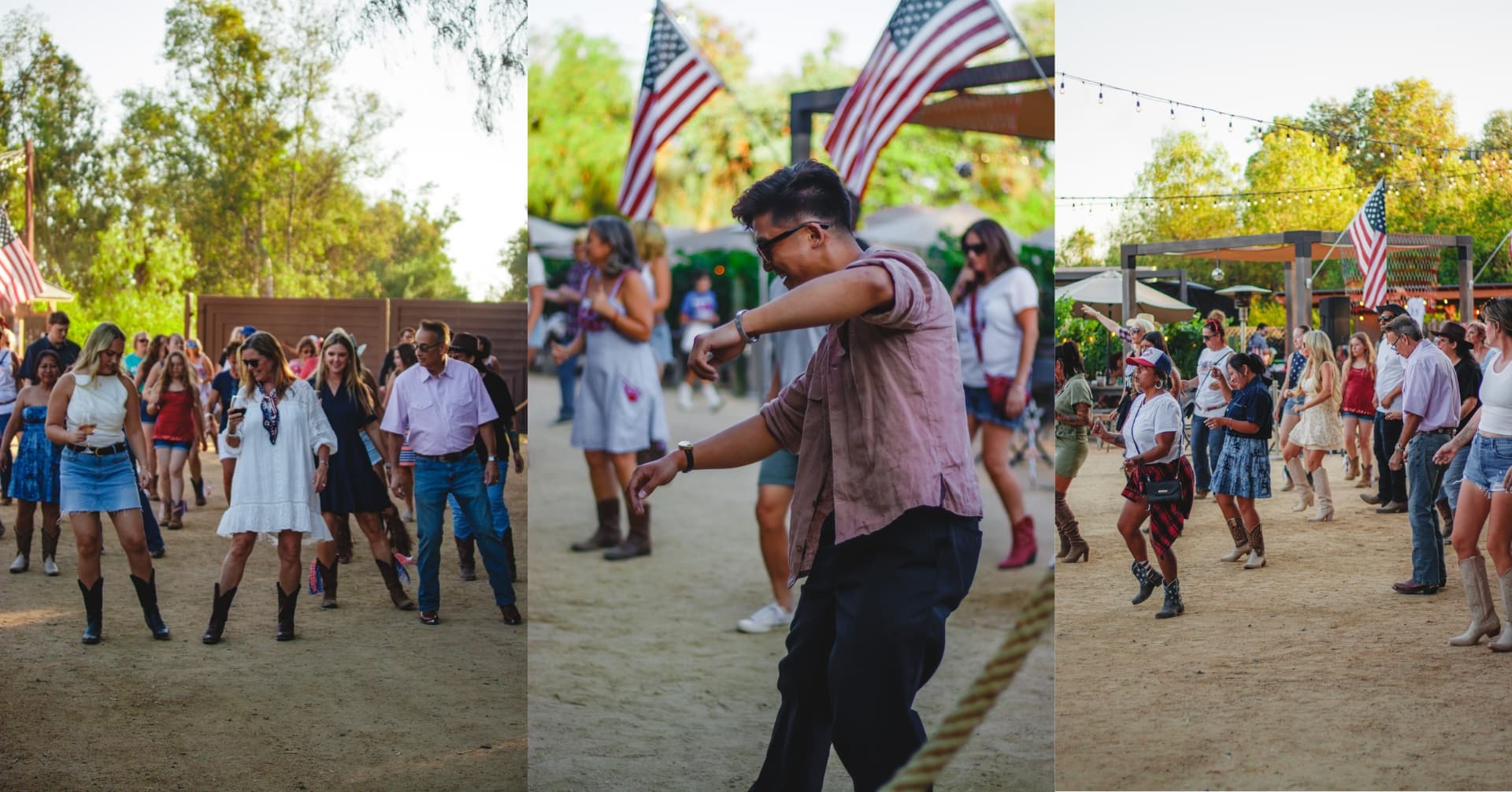 Line Dancing - general event at Vitagliano Winery in Temecula, California