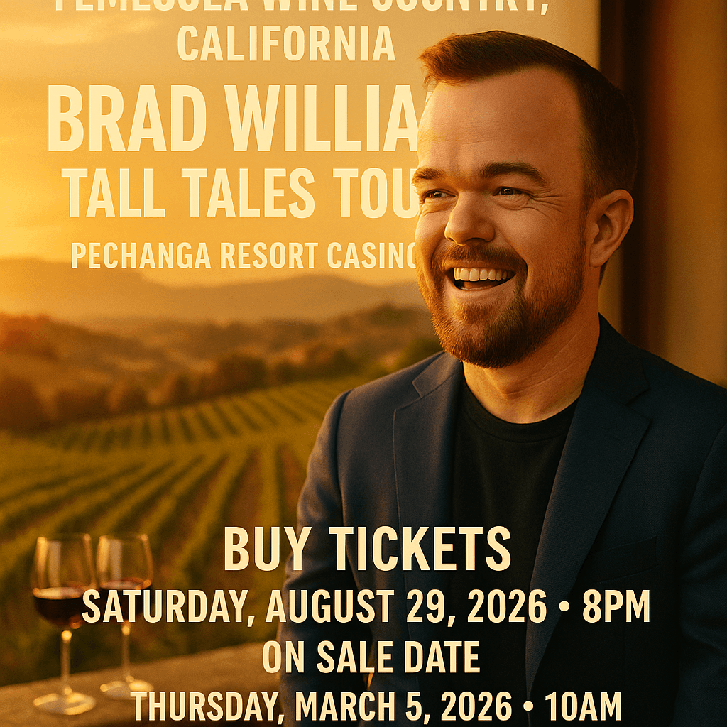 Brad Williams Tall Tales Tour - entertainment event at Pechanga Resort Casino in Temecula, California
